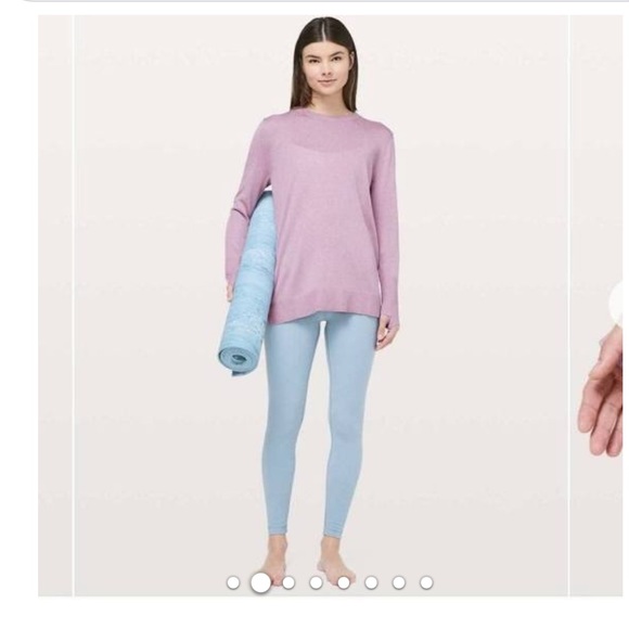 lululemon athletica Sweaters - Lululemon still at ease open back sweater